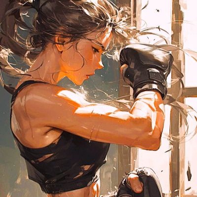 femme sportive qui reprent le contrôle de sa vie
